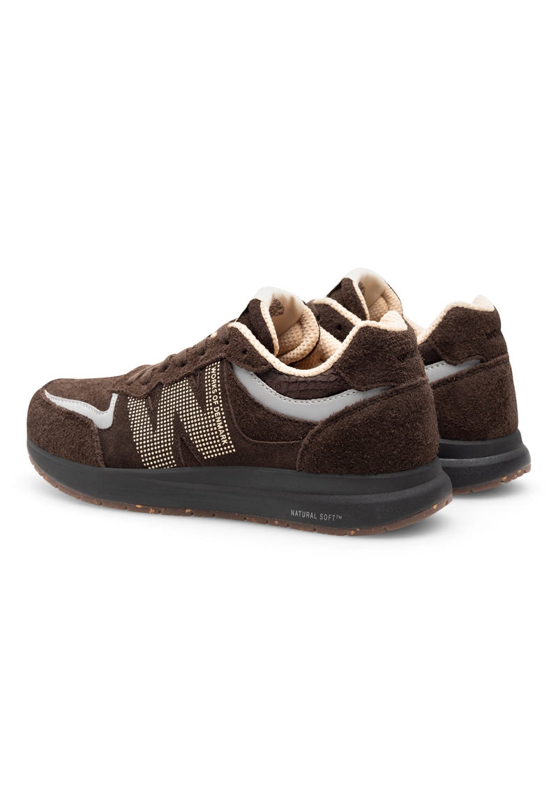 Woden Sneakers Rigmor Suede - Chocolate